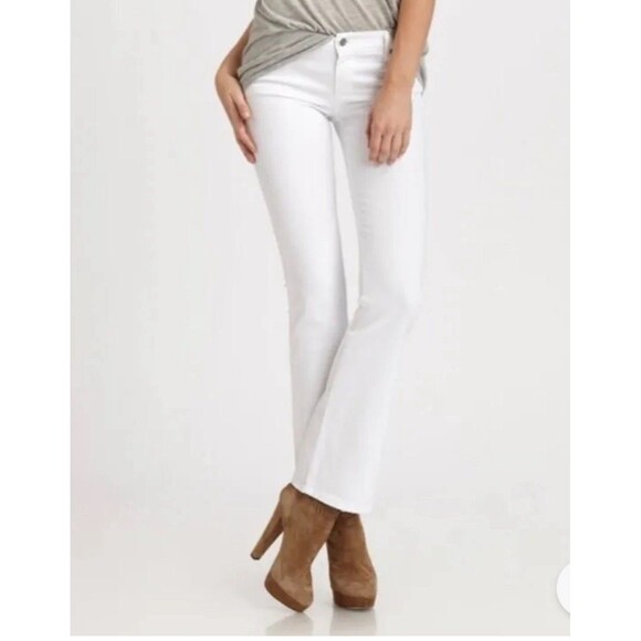 Citizens of Humanity Dita Petite Bootcut Jeans White Women’s 28 Mid Rise Stretc - Picture 1 of 9